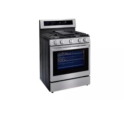 Lg LRGL5825F
5.8 cu ft. Smart Wi-Fi Enabled True Convection InstaView® Gas Range with Air Fry