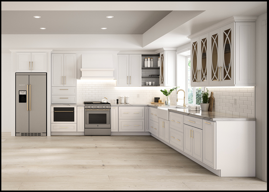 White Elegant Shaker Cabinet