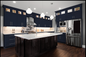 Navy Blue Shaker Cabinet
